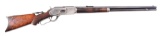 (A) Winchester 1876 Deluxe Lever Action Rifle (1883).