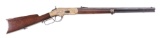 (A) Relief Engraved Winchester Model 1866 Lever Action Rifle.