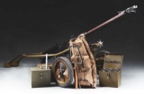 (N) High Condition Swiss Solothurn S-18-1000 Anti-Tank Gun on Rare Original Transit Cart (DESTRUCTIV