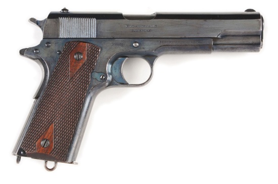 (C) Early High Polish Colt Model 1911 Government Semi-Automatic Pistol (1912).