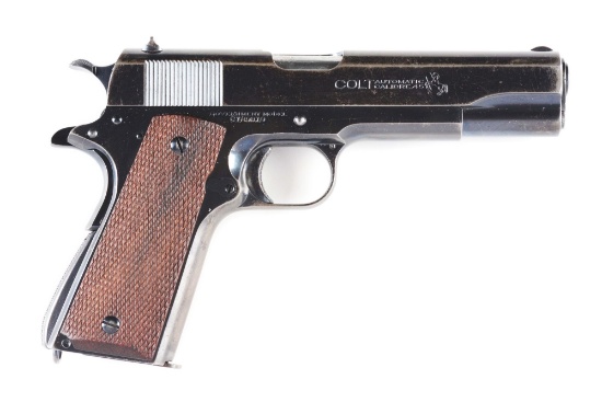 (C) Colt Model 1911 Transition Semi-Automatic Pistol (1924).