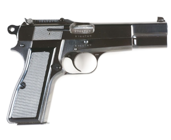 (M) Browning Hi-Power Semi-Automatic Pistol.