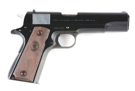 (C) Boxed Pre-Series 70 Colt Government Model 1911A1 Semi-Automatic Pistol (1960).