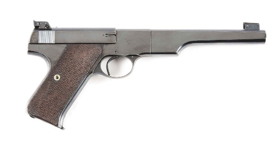 (C) 1938 Colt 1st Year Production "The Woodsman" Semi-Automatic Match Target Pistol.