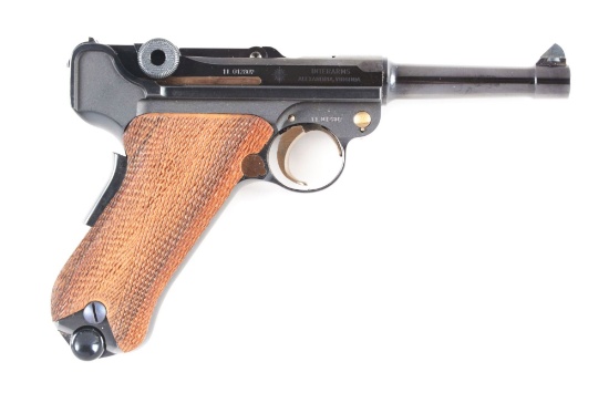 (C) Mauser American Eagle P.08 Luger Semi-Automatic Pistol.