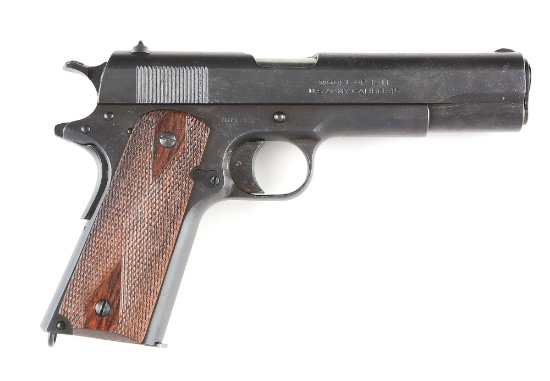 (C) Remington UMC Model 1911 Semi-Automatic Pistol (October 1918).