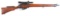 (C) Cased Lee Enfield No. 4 T Bolt Action Sniper Rifle with Scope.