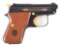 (M) Factory Gold Embellished Boxed Beretta 950 EL Semi-Automatic Pistol.