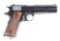 (C) Early U.S. Colt Model 1911 Semi-Automatic Pistol (1914).
