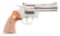 (M) Boxed Nickel Colt Python Double Action Revolver (1981).