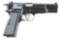 (M) Cased FN Hi-Power Semi-Automatic Pistol.