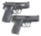 (M) Lot of 2: Sig Sauer Compact Semi-Automatic Pistols.