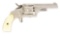 (A) Merwin Hulbert 2nd Model Factory Engraved Panel Scene Pocket Spur Trigger Revolver.
