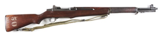 (C) International Harvester M1 Garand Semi-Automatic Rifle.