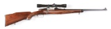 (C) Steyr Mannlicher MCA Model 1950 Bolt Action Rifle.