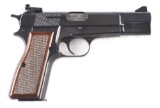 (M) Belgium Browning Hi-Power Semi-Automatic Target Pistol (1973).