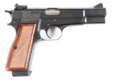 (M) Belgian Browning Hi-Power Target Semi-Automatic Pistol (1973).