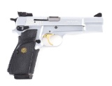 (M) Cased Browning Hi-Power Target Semi-Automatic Pistol.