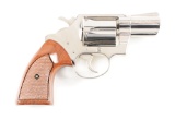 (M) Factory Nickel Colt Cobra Snub Nose Double Action Revolver (1976)