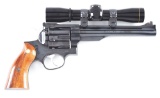 (M) Cased Scoped Ruger Redhawk Double Action Revolver.