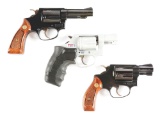 (M) Lot of 3: Smith & Wesson Double Action Revolvers.