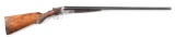 (C) A.H. Fox C Grade SxS 12 Gauge Shotgun.
