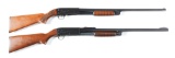 (C) Lot of 2: Ithaca Slide Action Shotguns.