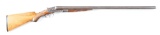 (C) Lefever SxS 12 Gauge Shotgun.