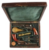 (A) Cased Pair of London Colt Model 1849 Pocket Percussion Pistols.