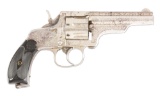 (A) Merwin Hulbert 4th Model Pocket Revolver.