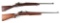 (C) Lot of 2: Altered US Military Bolt Action Rifles.