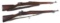 (C) Lot of 2: Remington 1903 Bolt Action Rifles.