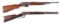 (C +A) Lot of 2: Winchester Semi-Automatic & Lever Action Rifles.