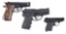 (M) Lot of 3: Assorted Semi-Automatic Pistols.
