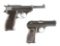 (C) Lot of 2: Walther AC43 P38 Semi-Automatic Pistol and CZ 27 Semi-Automatic Pistol with Accessorie