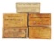 Lot of 5: Boxes of Indian Wars Revolver Ammo.