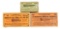 Lot of 3: Boxes of Various Winchester Ammunition.