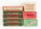 Lot of 8: Boxes of Winchester Gun Grease, Rust Remover, Hooks, Primed Shells and Amunition.