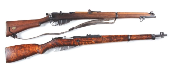 (C) Lot of 2: World War II Era Bolt Action Rifles.