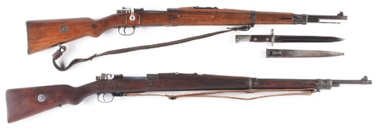(C) Lot of 2: BRNO vz. 24 & Brazilian Mauser Model 1908 Bolt Action Rifles.