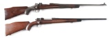 (C) Lot of 2: Sporterized Bolt Action Military Rifles.