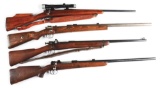 (C) Lot of 4: Altered Military Rifles.