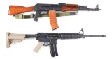 (M) Lot of 2: Two Modern 5.45x39 Semi-Automatic Rifles.