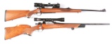 Lot of 2: Bolt Action Rifles.