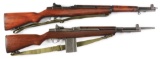 (M) Lot of 2: Springfield M1 Garand & BM-59 Parts Rifles.