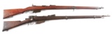 (C+A) Lot of 2: Steyr M95 & 1891 Vetterli Rifles.