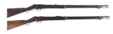 (A) Lot of 2: Martini-Henry British Military Issue Rifles by BSA (1876 & 1877).