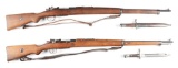 (C) Lot of 2: Turkish Mauser Bolt Action Rifle M1938 & Turkish Mauser Bolt Action Rifle M1940