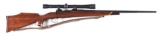 (C) Sporterized Mexican Model 10 Mauser Rifle With Scope.