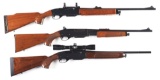 (M) Lot of 3: Remington Rifles.
